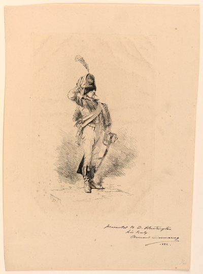 軍の敬礼 作： Charles Edouard Armand Dumaresq
