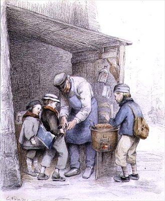 The Chestnut Seller 作： Charles Edouard Frere