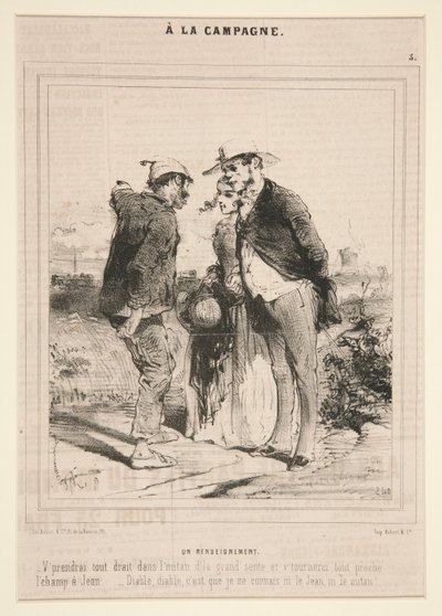 シリーズ A la Campagne の知性 (情報) 作： Charles Edouard de Beaumont