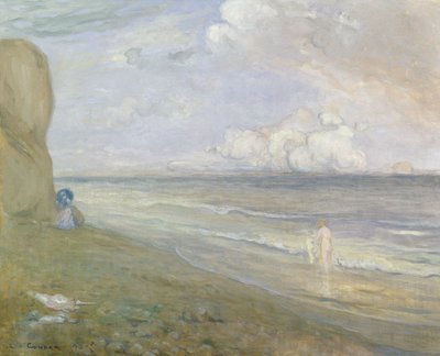 崖、ディエップ 作： Charles Edward Conder