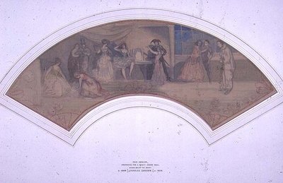 仮装舞踏会の準備 作： Charles Edward Conder