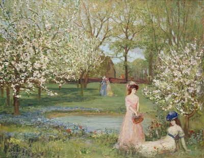 春のハウ 作： Charles Edward Conder