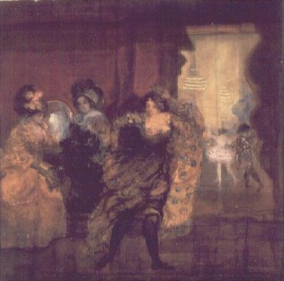 ザ・ピーコック・レディ 作： Charles Edward Conder