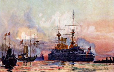 スピットヘッドのジョージ王子：ビクトリア女王の海軍の鎮魂歌 作： Charles Edward Dixon