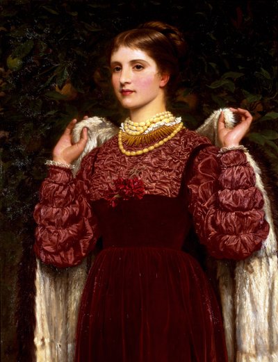 ドレッシング・アップ」1880-90年頃（油彩・キャンバス 作： Charles Edward Perugini