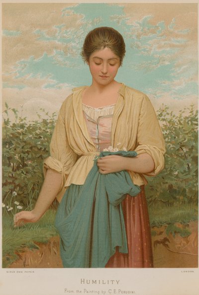謙虚 作： Charles Edward Perugini