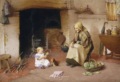 おばあちゃんへの訪問 作： Charles Edward Wilson