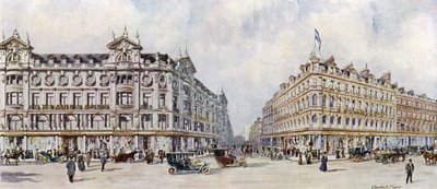 DH Evans、West End Silk Mercers、292-320 Oxford Street 作： Charles Edwin Flower