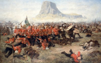 イサンドルワナの戦い、1879年1月22日、1885年 作： Charles Edwin Fripp