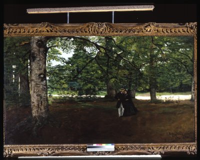 Passeio na floresta (óleo sobre tela) 作： Charles Emile Auguste Carolus Duran