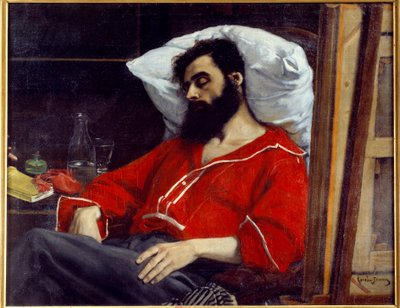 療養したり、彼を傷つけたり。絵画：エミール・アウグスト・カロルス・デュラン（Carolus-Duran 作： Charles Emile Auguste Carolus Duran