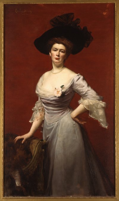 エリナー・メディル・パターソンの肖像 作： Charles Emile Auguste Carolus Duran