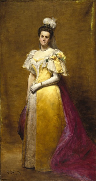 エミリーウォーレンローブリングの肖像、1896年 作： Charles Emile Auguste Carolus Duran