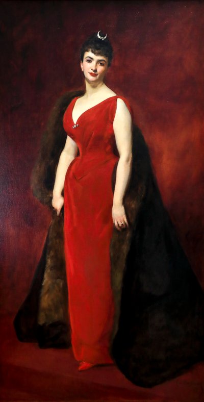 マダム・エドガード・スターンの肖像 作： Charles Emile Auguste Carolus Duran