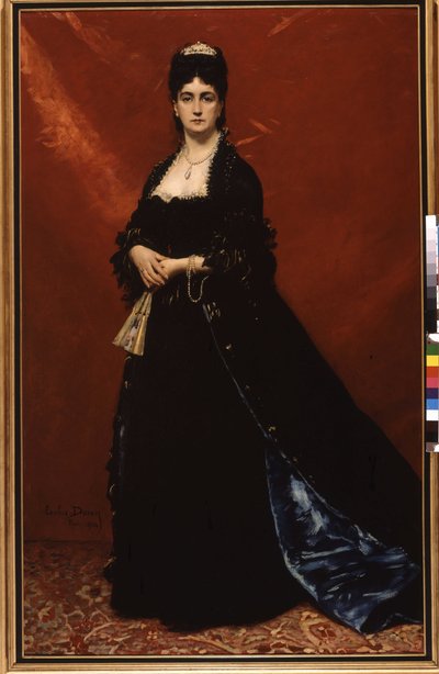 マダム・ゴールドシュミットの肖像 作： Charles Emile Auguste Carolus Duran