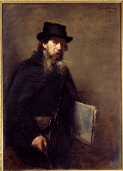 老舗リトグラフ エミール・オーギュスト・カロルス・デュラン（Carolus-Duran）の絵画 作： Charles Emile Auguste Carolus Duran