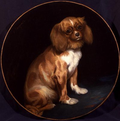 チャールズ王スパニエル 作： Charles Emile Callande de Champmartin