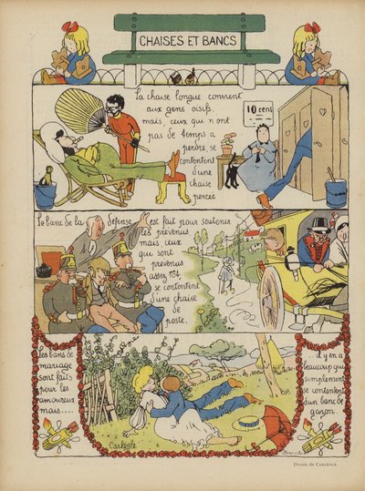 ル・リールのイラスト 作： Charles Emile Egli