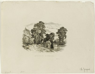 城 作： Charles Emile Jacque