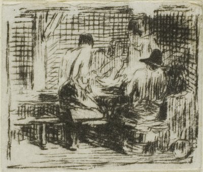 酒飲み 作： Charles Emile Jacque
