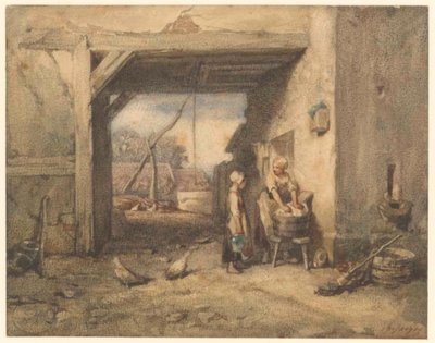  作： Charles Emile Jacque