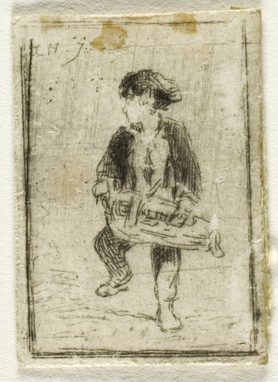 ハーディ・ガーディ選手 作： Charles Emile Jacque