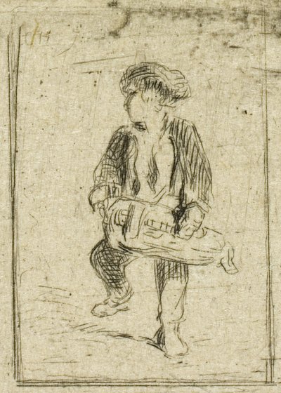 ハーディ・ガーディ選手 作： Charles Emile Jacque