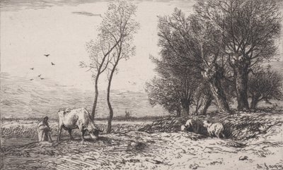 1867年の冬。 作： Charles Emile Jacque