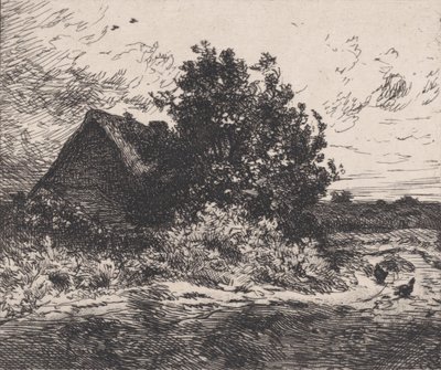 ブッシュ・カーカシエ、カリフォルニア州。 1875-80。 作： Charles Emile Jacque