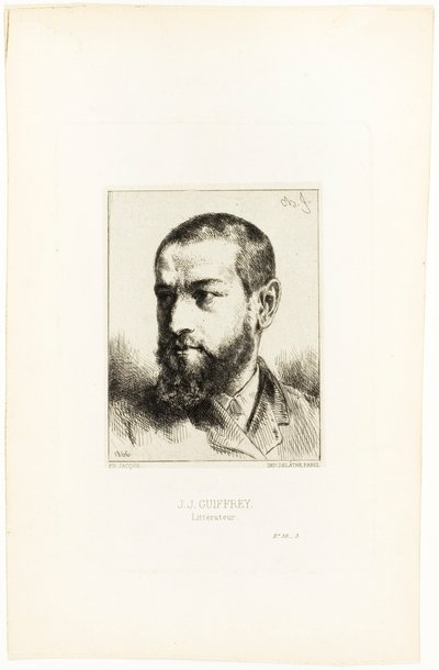 JJの肖像 ギフリー 作： Charles Emile Jacque