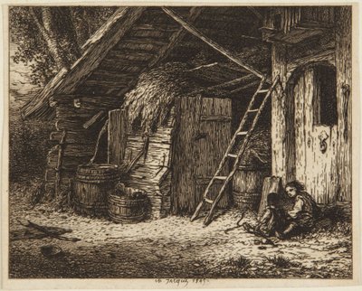  作： Charles Emile Jacque