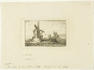 風車 作： Charles Emile Jacque