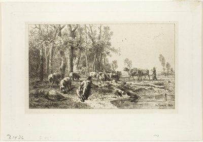 冬 作： Charles Emile Jacque