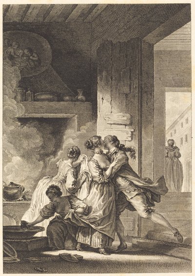 私たちはすべてを考えることはありません 作： Charles Emmanuel Patas after Jean Honoré Fragonard