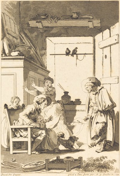 ベルフェゴール 作： Charles Emmanuel Patas and Antoine Jean Duclos after Jean Honoré Fragonard