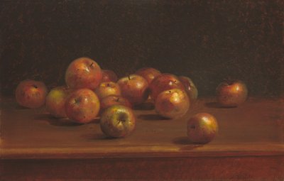 りんごのある静物、1886年。 作： Charles Ethan Porter