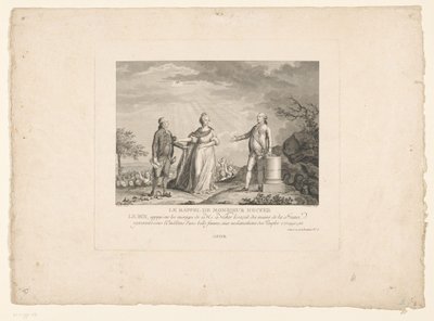 ジャック・ネッカーの帰還、1788年 ル リコール ド ムッシュー ネッカー (オブジェクトのタイトル) 作： Charles Etienne Gaucher