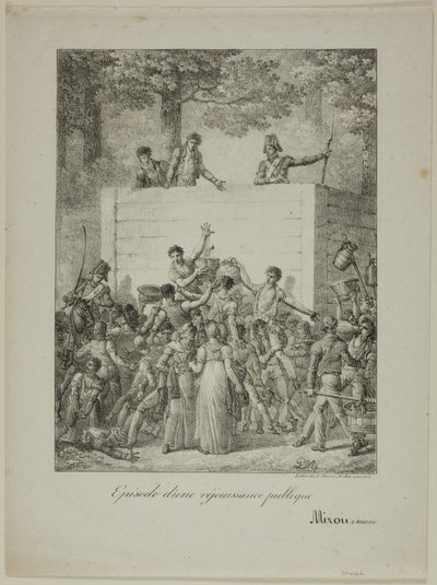 国民の歓喜 作： Charles Etienne Pierre Motte