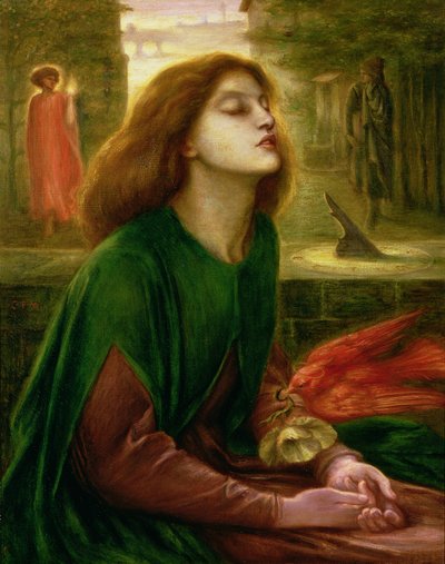 Dante Gabriel Rossetti（1828-82）によるBeata Beatrixのコピー、1900-10年頃（キャンバスに油彩） 作： Charles Fairfax Murray