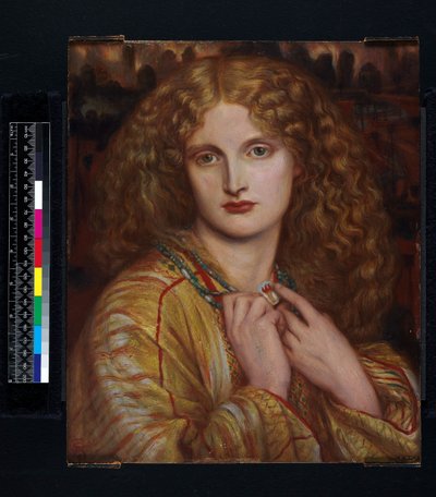 燃える心、1863 作： Charles Fairfax Murray