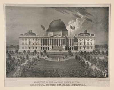 アメリカ合衆国議会議事堂の東端の標高 (ワシントン D.C.) 作： Charles Fenderich
