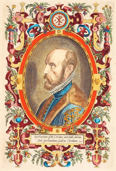 アブラハムの1527年から1598年までの肖像画：オールドワールド、1579年 作： Charles Fenderich