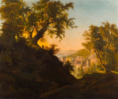 ハイデルベルク城 作： Charles Ferdinand Wimar
