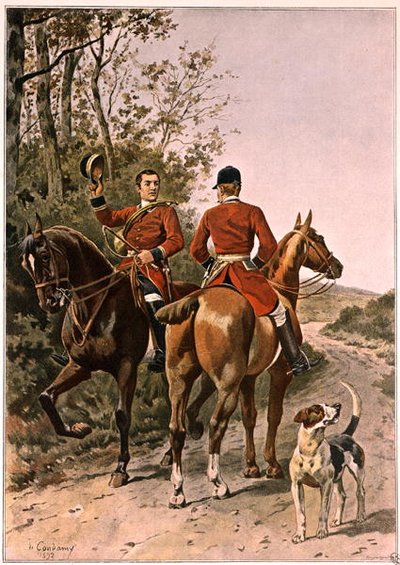 ランデヴー、ルージュロンヴィニェロー作、1892年 作： Charles Fernand de Condamy