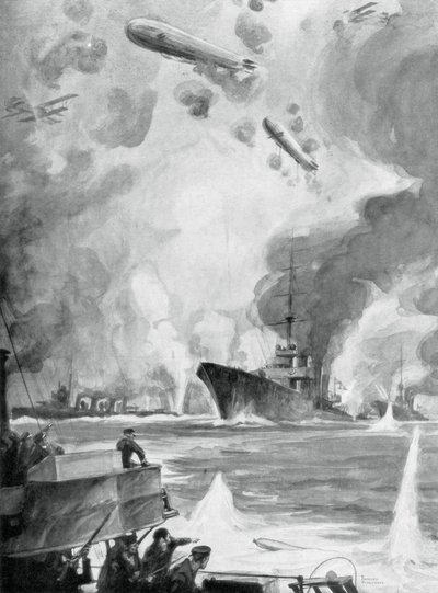 1914年12月25日、1926年のクックスヘブン襲撃。 作： Charles Fouqueray