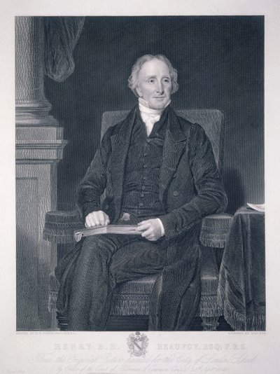 「ヘンリー・ベンジャミン・ハンベリー・ボーフォイ」、c1848 作： Charles Fox