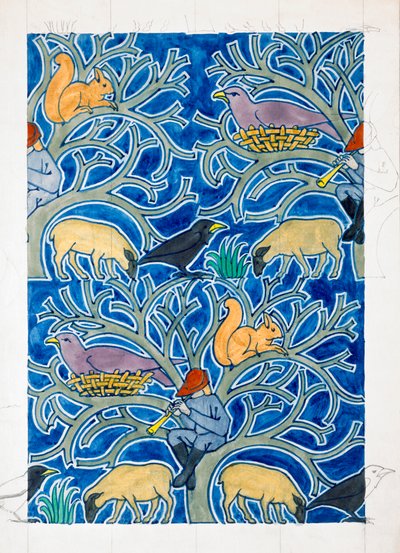 「動物のパイドパイパー」、c1870-1941 作： Charles Francis Annesley Voysey