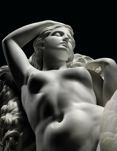 台座上のロドピスの等身大の人物、1862年 作： Charles Francis Fuller