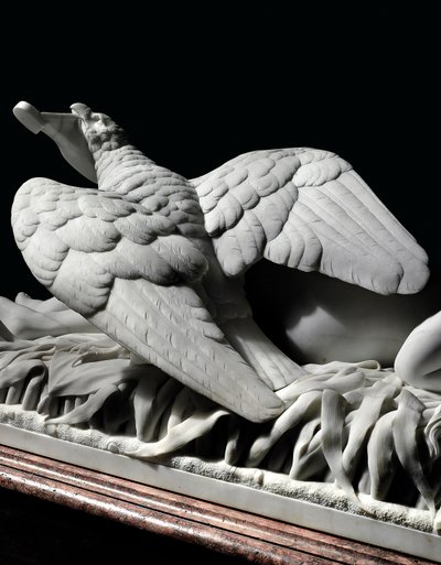 台座上のロドピスの等身大の人物、1862年 作： Charles Francis Fuller