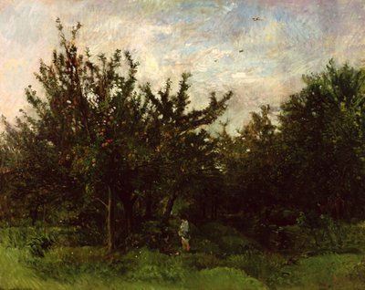 リンゴ園 作： Charles Francois Daubigny